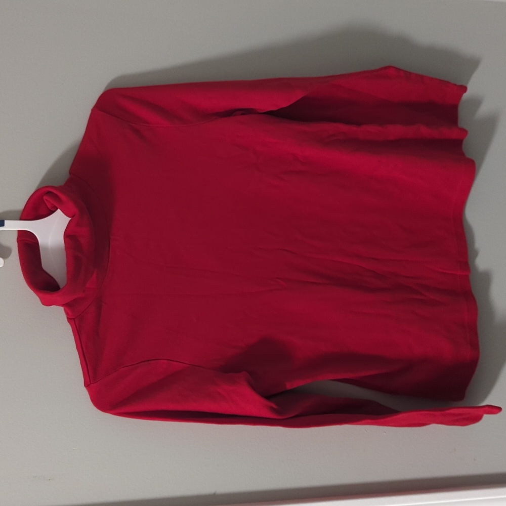 White Stag Red Turtleneck